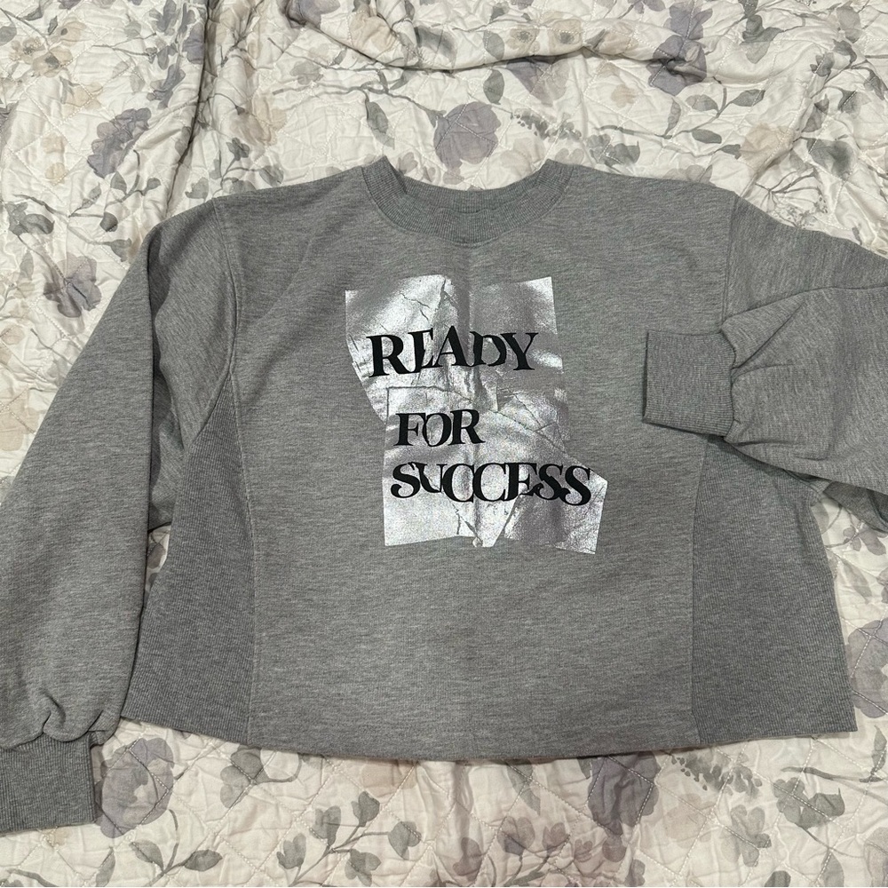 Zara crop sweatshirt